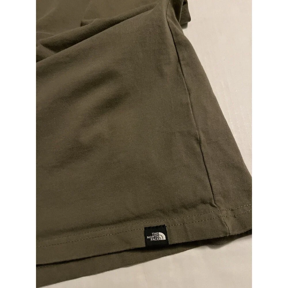 North Face Steep Tech Scot Schmidt Graphic T-Shirt MEDIUM Olive Green Outdoors